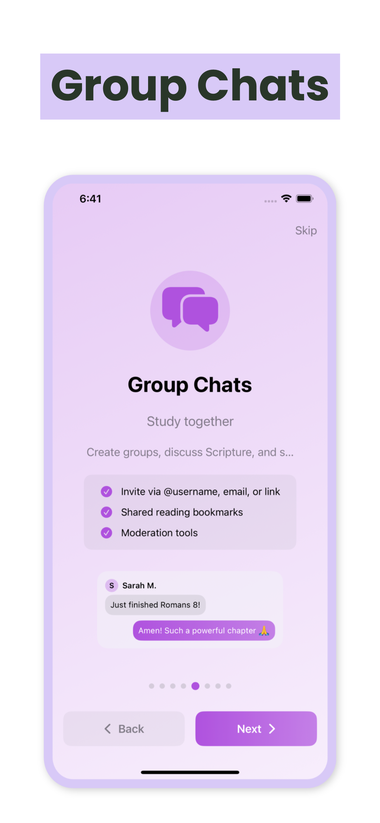 Enhanced Group Chats